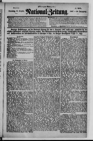 Nationalzeitung vom 15.09.1867