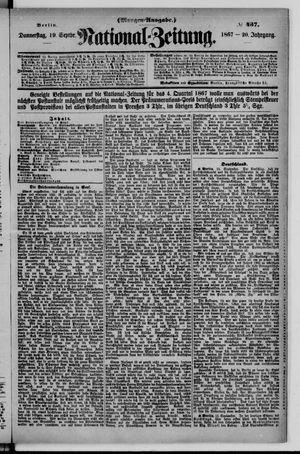 Nationalzeitung vom 19.09.1867
