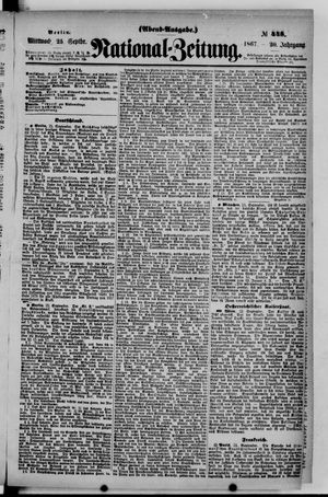 Nationalzeitung vom 25.09.1867