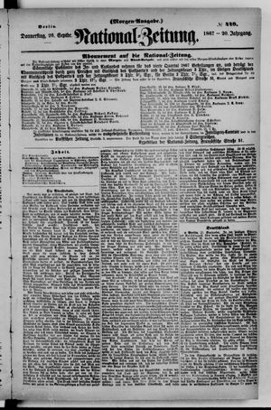 National-Zeitung on Sep 26, 1867