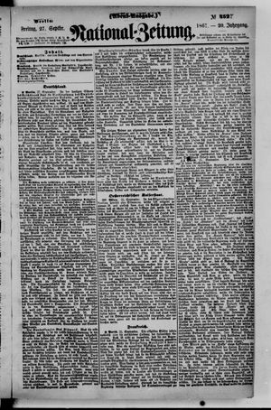Nationalzeitung on Sep 27, 1867