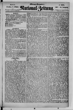 Nationalzeitung vom 08.10.1867