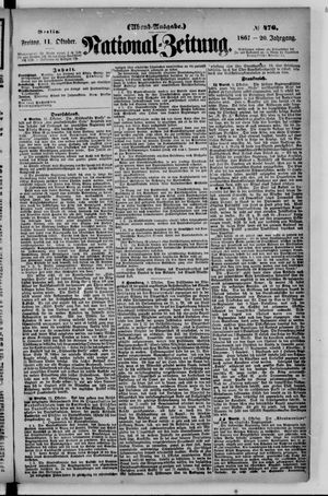 Nationalzeitung on Oct 11, 1867