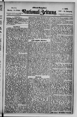Nationalzeitung vom 14.10.1867
