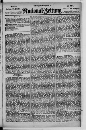 Nationalzeitung vom 18.10.1867