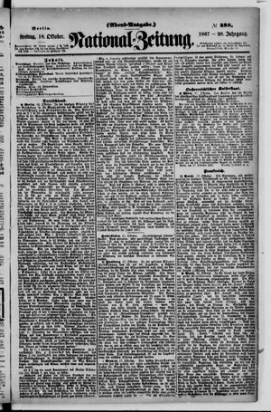 Nationalzeitung vom 18.10.1867
