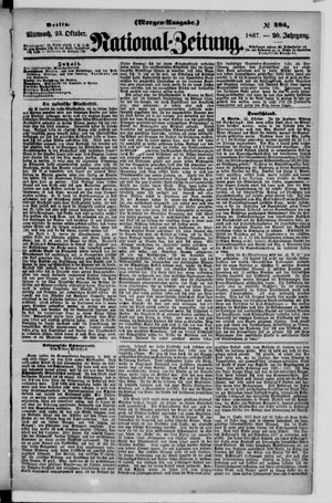 Nationalzeitung vom 23.10.1867