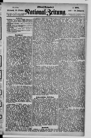 Nationalzeitung vom 23.10.1867