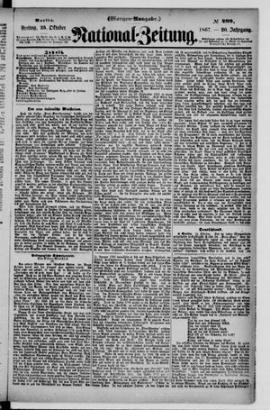 Nationalzeitung vom 25.10.1867