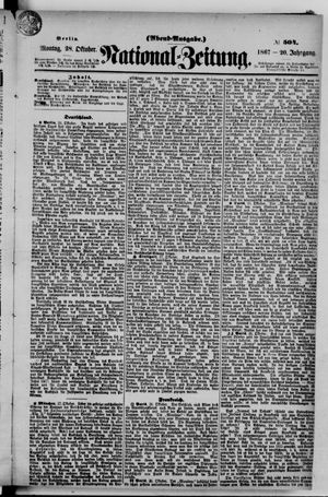 National-Zeitung vom 28.10.1867