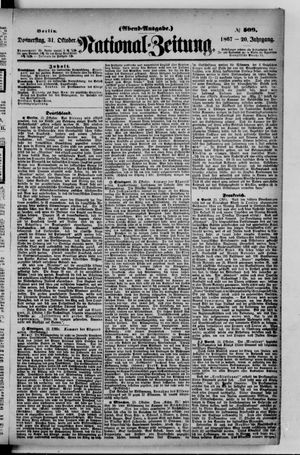 National-Zeitung vom 31.10.1867