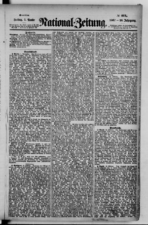 National-Zeitung on Nov 1, 1867