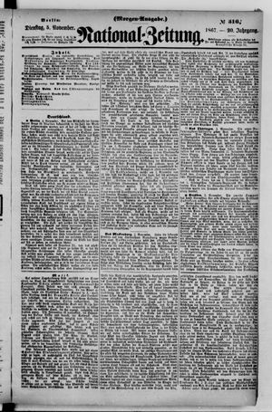 Nationalzeitung vom 05.11.1867