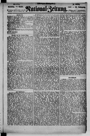 Nationalzeitung on Nov 10, 1867