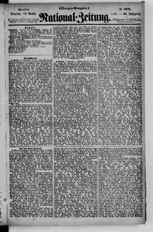 Nationalzeitung vom 12.11.1867