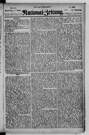 Nationalzeitung on Nov 14, 1867