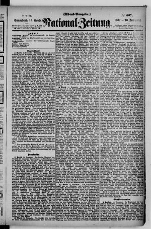 Nationalzeitung vom 16.11.1867