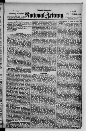 National-Zeitung vom 20.11.1867