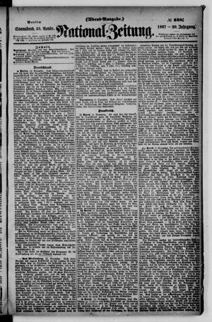 Nationalzeitung vom 23.11.1867