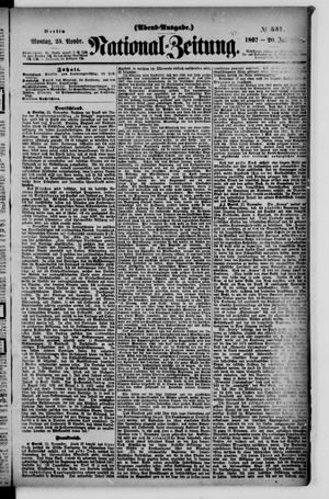 National-Zeitung vom 25.11.1867