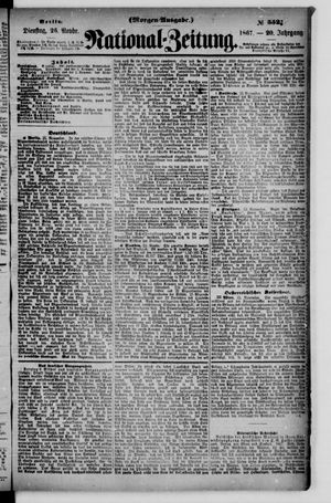Nationalzeitung vom 26.11.1867
