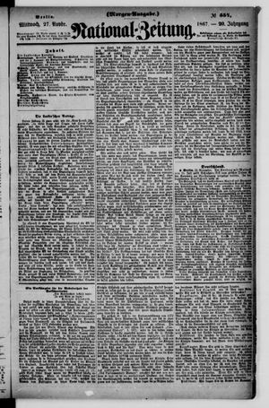 Nationalzeitung vom 27.11.1867