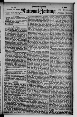 Nationalzeitung on Nov 27, 1867
