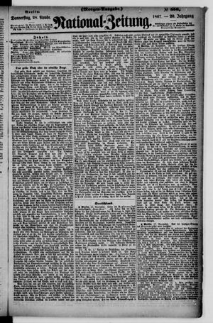 Nationalzeitung vom 28.11.1867