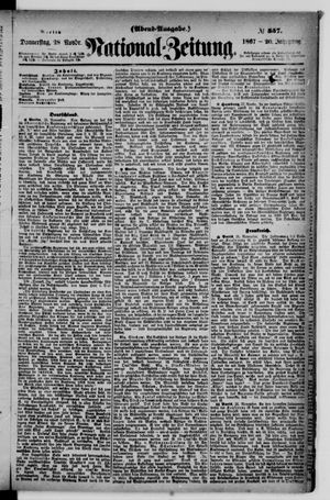 Nationalzeitung vom 28.11.1867