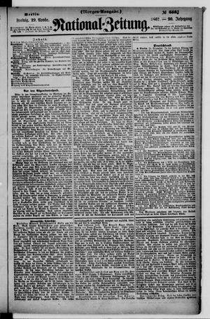 Nationalzeitung on Nov 29, 1867