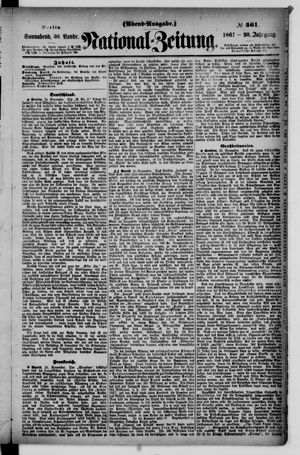 Nationalzeitung vom 30.11.1867