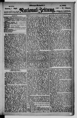 Nationalzeitung on Dec 1, 1867
