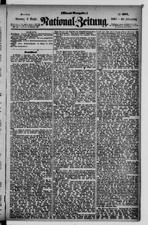 Nationalzeitung vom 02.12.1867