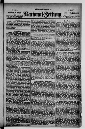 Nationalzeitung vom 04.12.1867