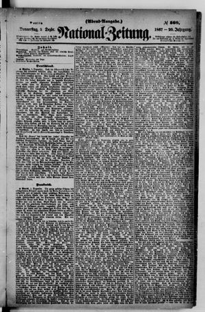 Nationalzeitung vom 05.12.1867
