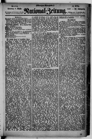 Nationalzeitung vom 08.12.1867