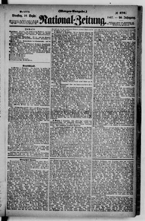 Nationalzeitung on Dec 10, 1867