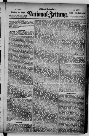Nationalzeitung on Dec 10, 1867