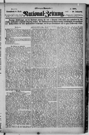 Nationalzeitung vom 14.12.1867