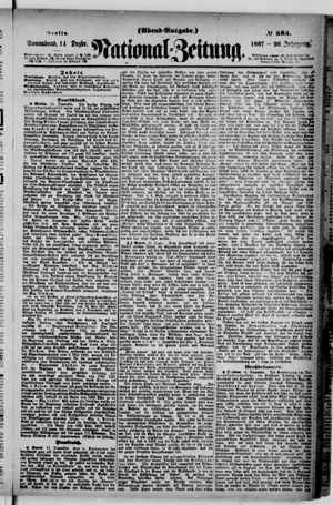 Nationalzeitung vom 14.12.1867