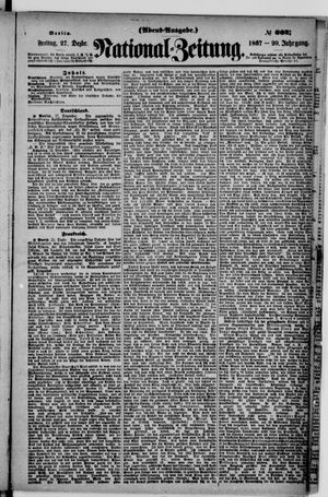 Nationalzeitung vom 27.12.1867