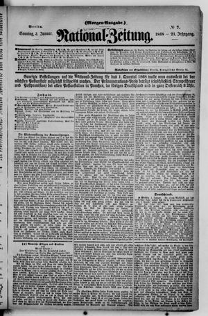 Nationalzeitung vom 05.01.1868