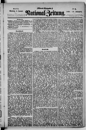 Nationalzeitung vom 06.01.1868