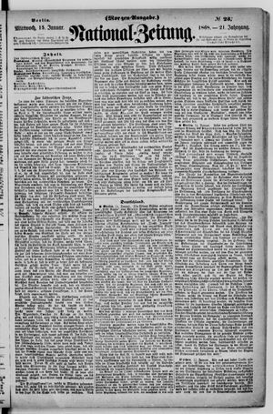 Nationalzeitung on Jan 15, 1868