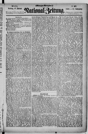 Nationalzeitung vom 17.01.1868
