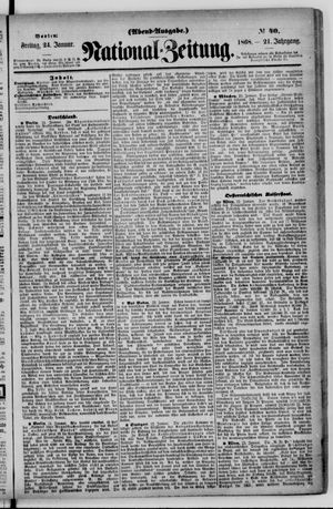 Nationalzeitung vom 24.01.1868