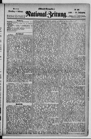 National-Zeitung vom 04.02.1868