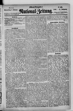 Nationalzeitung vom 06.02.1868