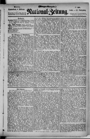 National-Zeitung vom 08.02.1868