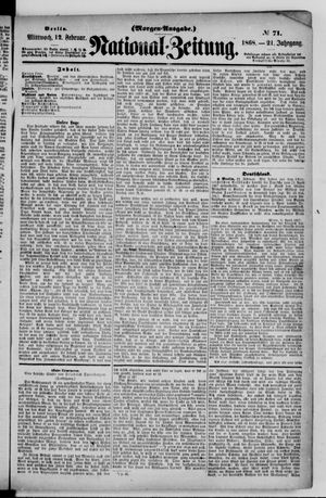Nationalzeitung on Feb 12, 1868